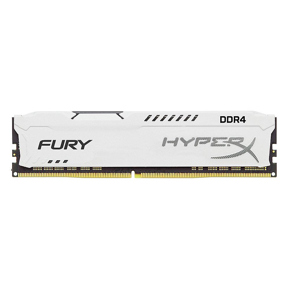 16GB (1x16GB) HyperX Fury weiß DDR4-2400 CL15 RAM, 16GB, 1x16GB, HyperX, Fury, weiß, DDR4-2400, CL15, RAM