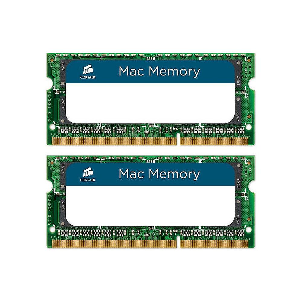 16GB (2x8GB) Corsair SODIMM PC10600/1333Mhz für MacBook Pro, iMac, Mac mini, 16GB, 2x8GB, Corsair, SODIMM, PC10600/1333Mhz, MacBook, Pro, iMac, Mac, mini