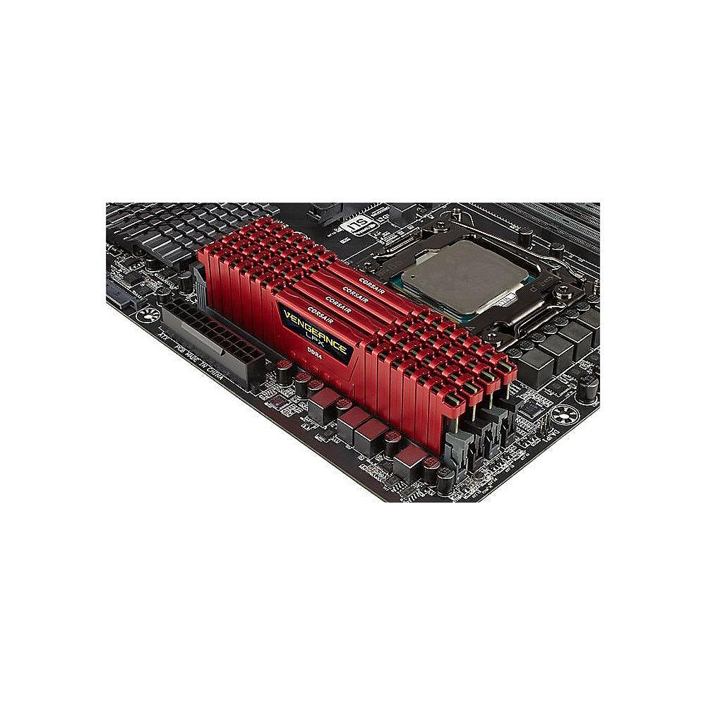 16GB (2x8GB) Corsair Vengeance LPX rot DDR4-4000 RAM CL19 Speicher Kit, 16GB, 2x8GB, Corsair, Vengeance, LPX, rot, DDR4-4000, RAM, CL19, Speicher, Kit