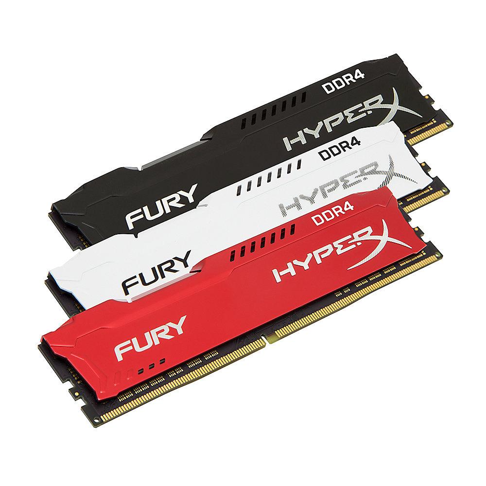 16GB (2x8GB) HyperX Fury schwarz DDR4-2400 CL15 RAM Kit, 16GB, 2x8GB, HyperX, Fury, schwarz, DDR4-2400, CL15, RAM, Kit