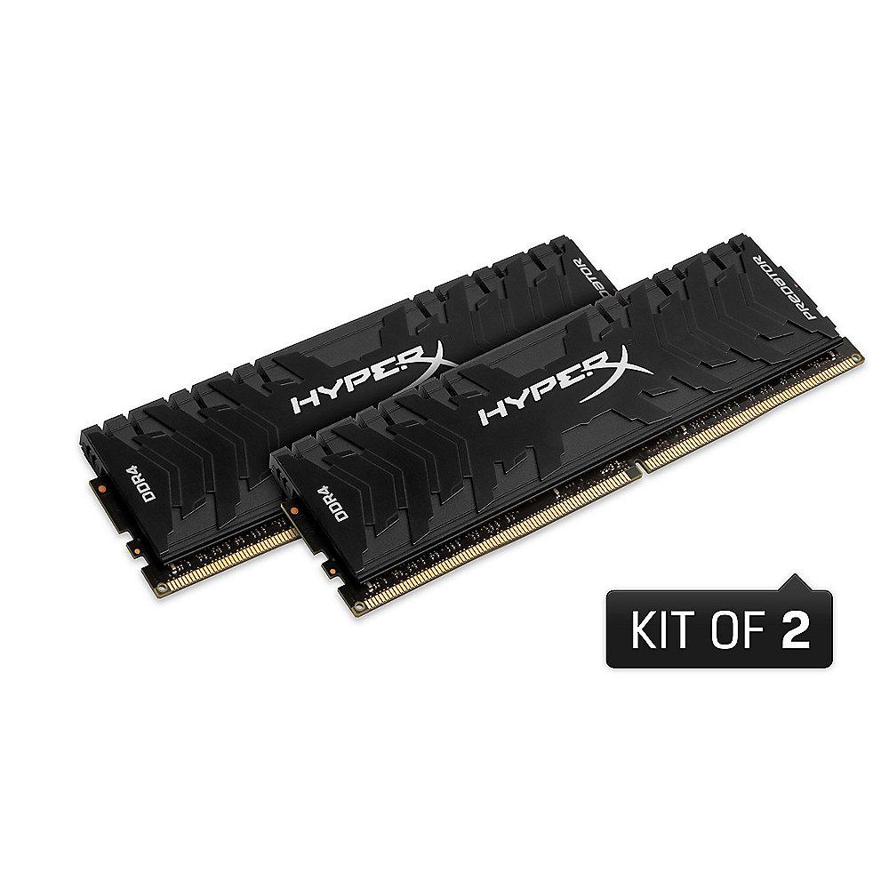 16GB (2x8GB) HyperX Predator DDR4-2400 CL12 RAM Kit