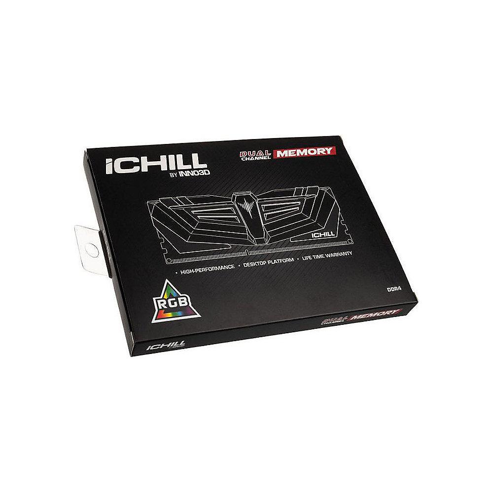 16GB (2x8GB) INNO3D iCHILL RGB DDR4-3000 CL15 Arbeitsspeicher RAM Kit