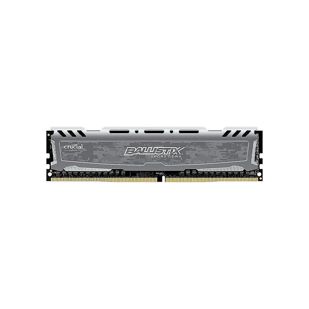 16GB Ballistix Sport LT Grau DDR4-3000 CL15 (15-16-16) RAM Speicher, 16GB, Ballistix, Sport, LT, Grau, DDR4-3000, CL15, 15-16-16, RAM, Speicher