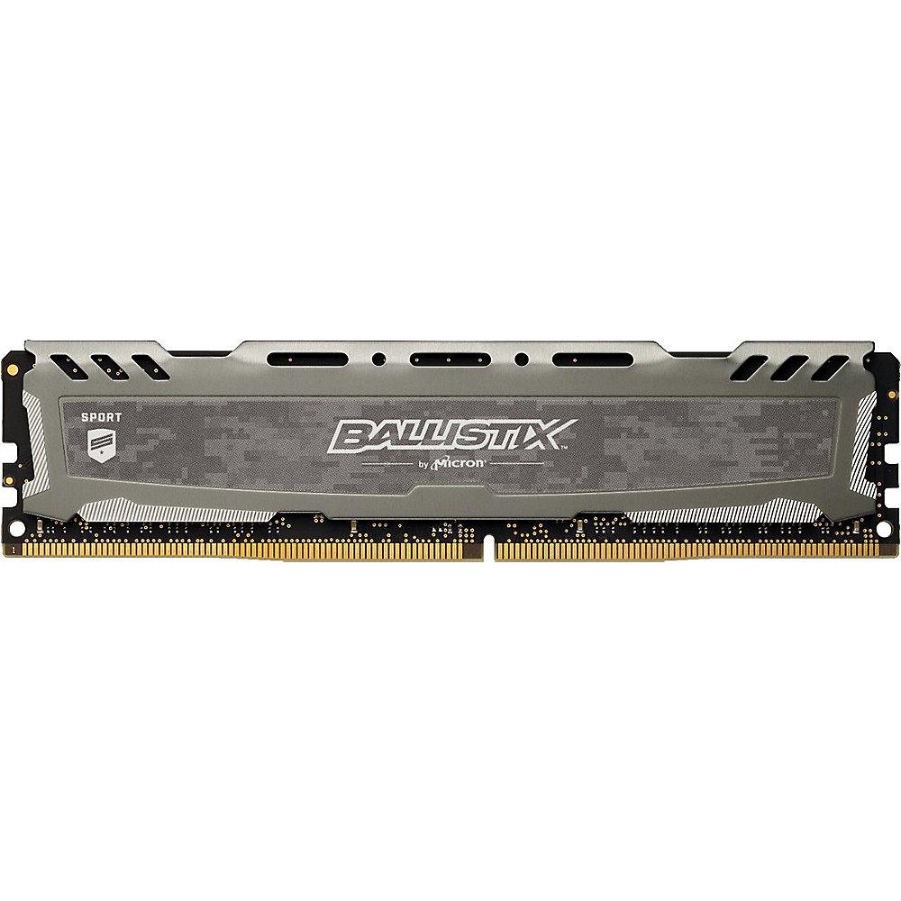 16GB Ballistix Sport LT Grau DDR4-3000 CL16 (16-18-18) RAM  Speicher