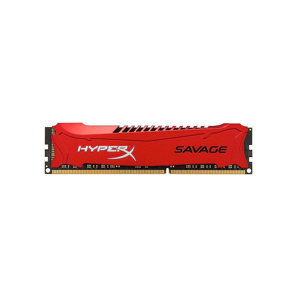 4GB HyperX Savage rot DDR3-1600 CL9 RAM