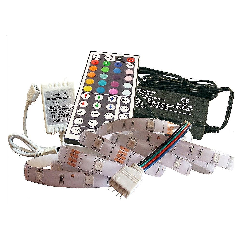 5 m RGB LED Streifen Set(30 LED/m, IP65) inkl. Controller, 5, m, RGB, LED, Streifen, Set, 30, LED/m, IP65, inkl., Controller