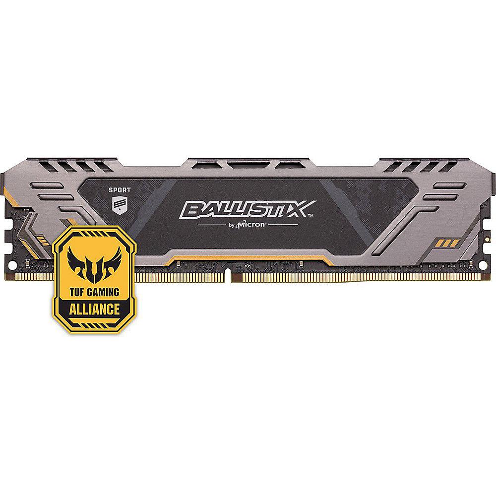 64GB (4x16GB) Ballistix Sport AT DDR4-3000 CL17 (17-19-19) RAM Speicher Kit, 64GB, 4x16GB, Ballistix, Sport, AT, DDR4-3000, CL17, 17-19-19, RAM, Speicher, Kit