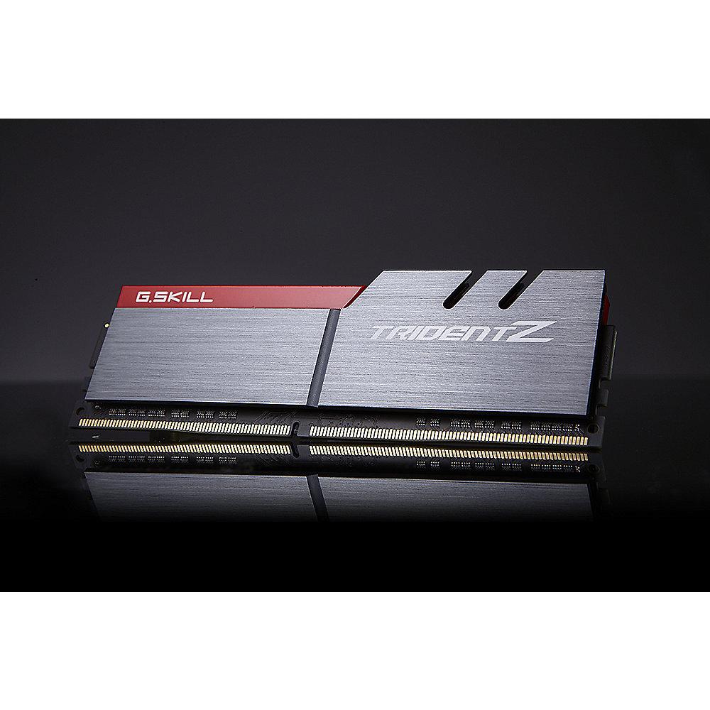 64GB (4x16GB) G.Skill Trident Z Silber/Rot DDR4-3600 CL17 (17-19-19-39) RAM Kit, 64GB, 4x16GB, G.Skill, Trident, Z, Silber/Rot, DDR4-3600, CL17, 17-19-19-39, RAM, Kit