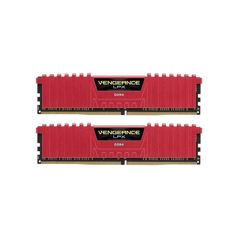 8GB (2x4GB) Corsair Vengeance LPX Rot DDR4-2133MHz CL13 (CL13-15-15-28 ) RAM, 8GB, 2x4GB, Corsair, Vengeance, LPX, Rot, DDR4-2133MHz, CL13, CL13-15-15-28, , RAM