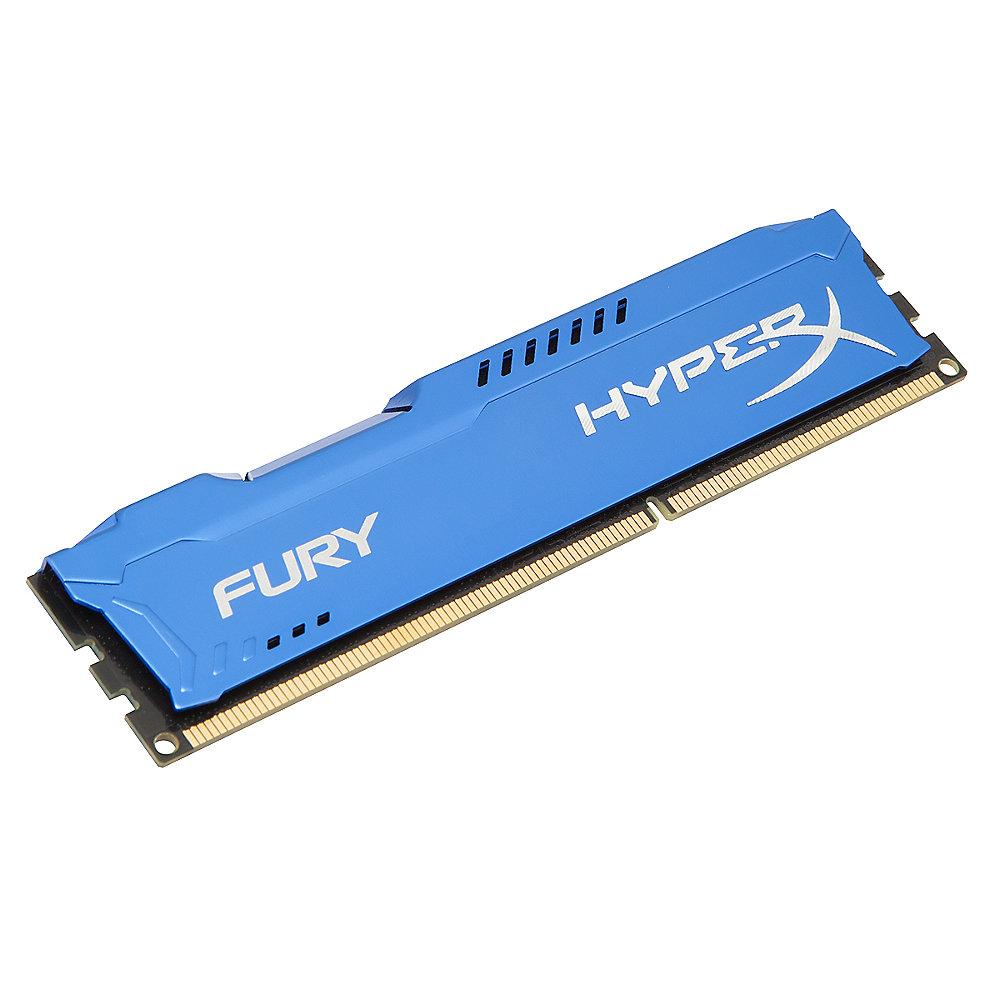 8GB HyperX Fury blau DDR3-1866 CL10 RAM, 8GB, HyperX, Fury, blau, DDR3-1866, CL10, RAM