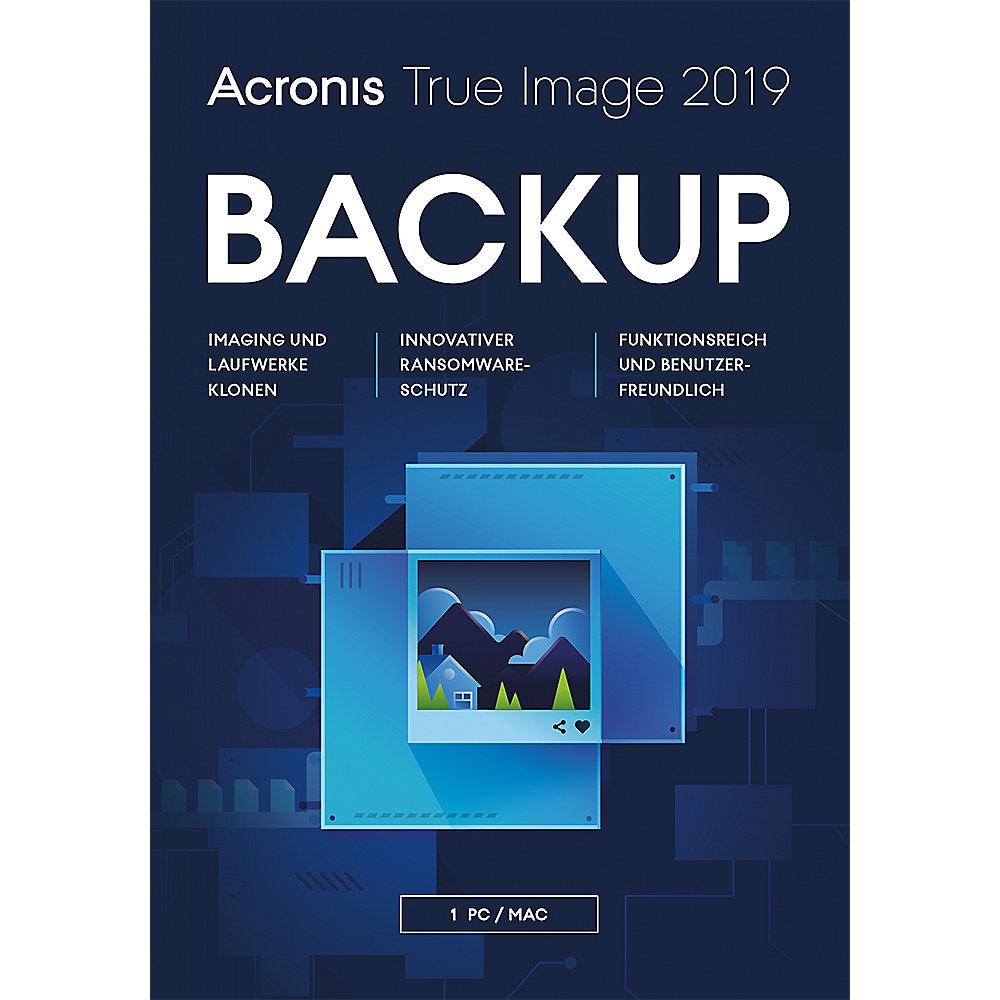 Acronis True Image 2019 1 PC MiniBox