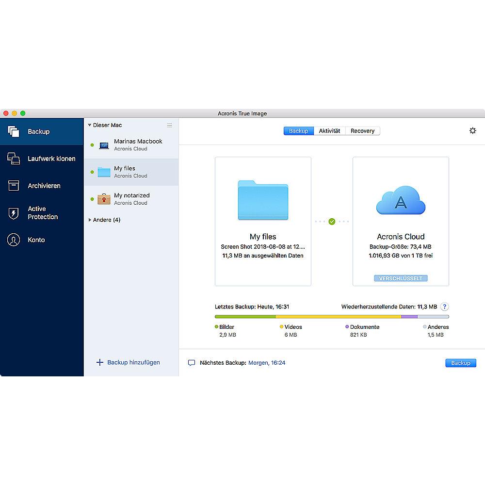 Acronis True Image 2019 1 PC MiniBox, Acronis, True, Image, 2019, 1, PC, MiniBox