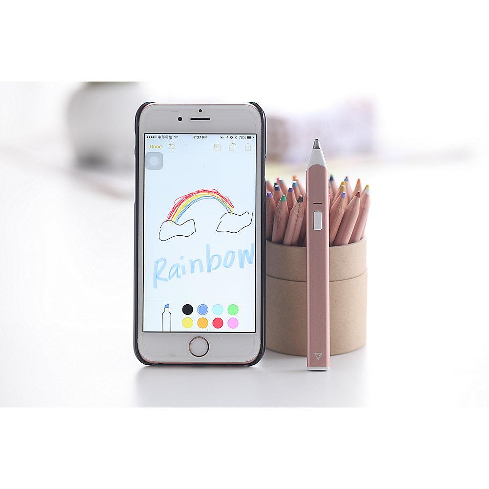 Adonit Snap Stylus für iOS & Android, roségold
