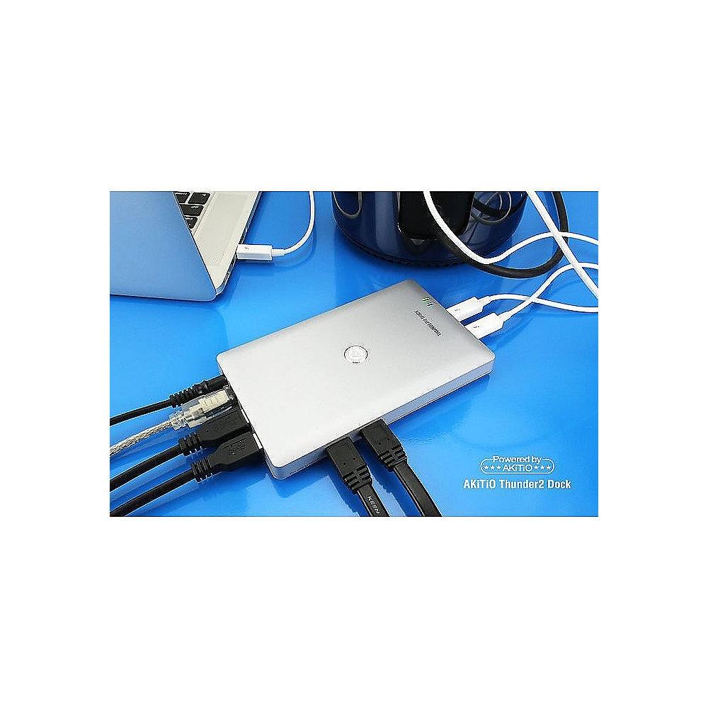 Akitio Thunder2 Dock Thunderbolt2/USB3.0/eSATA/FireWire 800