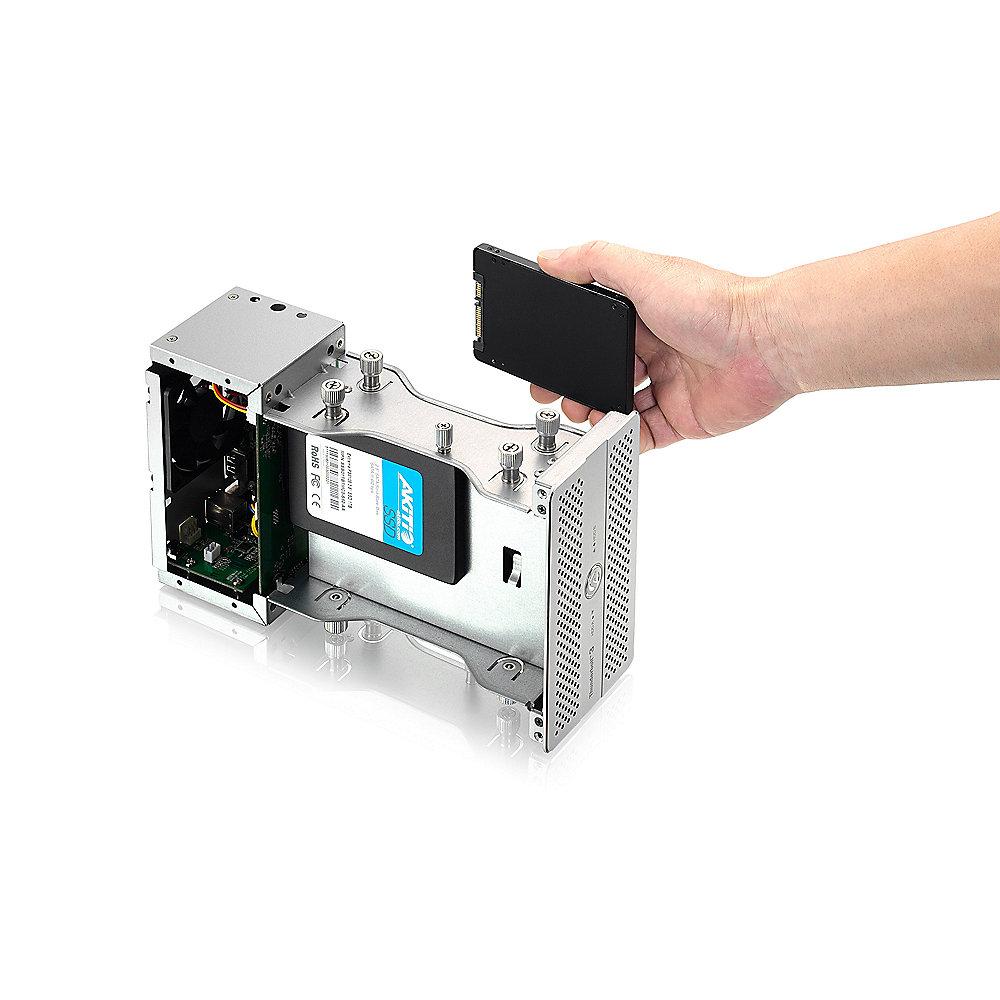 Akitio Thunder3 Duo Pro Tunderbolt 3 Gehäuse für 2,5 Zoll oder 3,5 Zoll SATA
