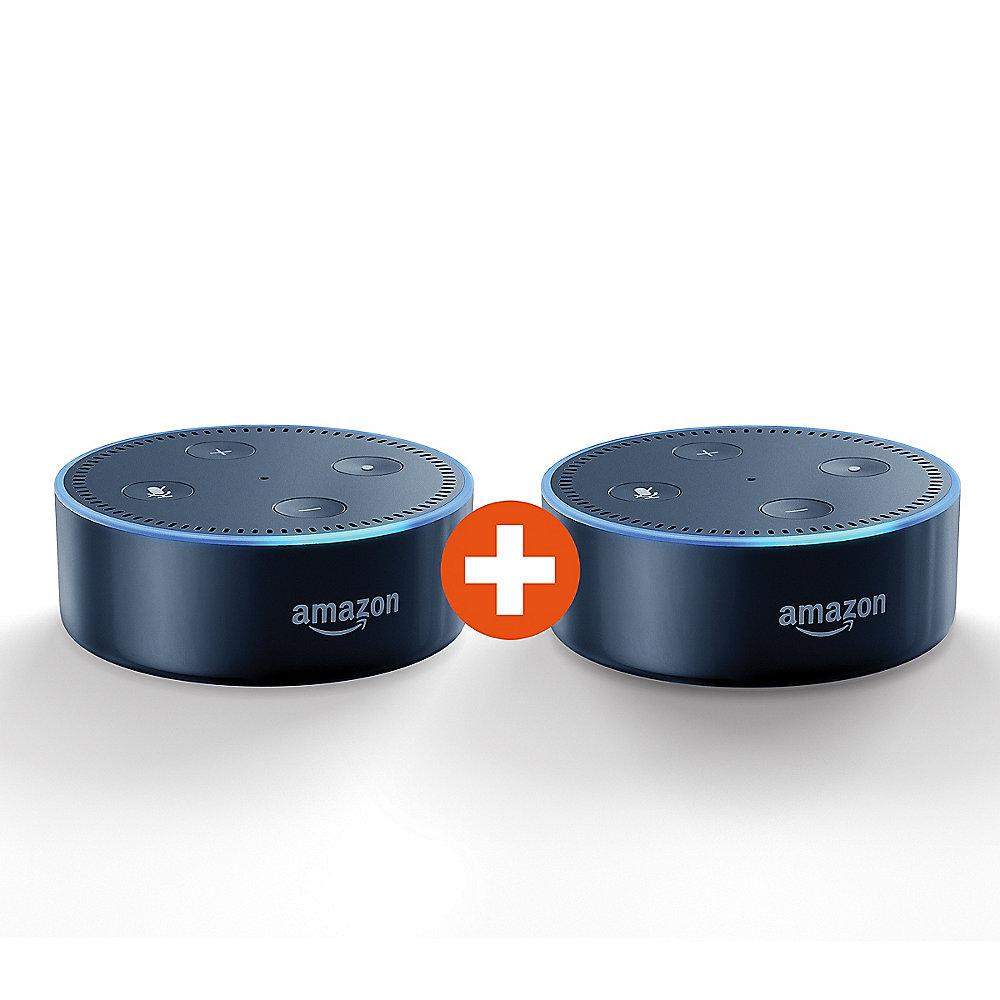 Amazon Echo Dot 2nd Gen. 2er-Set schwarz