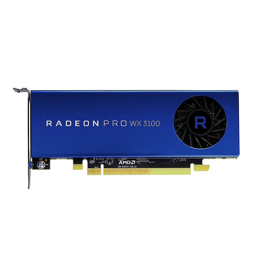 AMD Radeon Pro WX3100 4GB GDDR5 PCIe Workstation Grafikkarte 2x Mini DP/1x DP