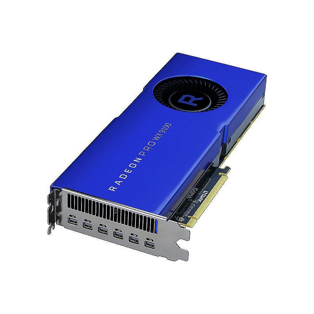 AMD Radeon Pro WX9100 16GB HBM2 PCIe Workstation Grafikkarte 6x DP