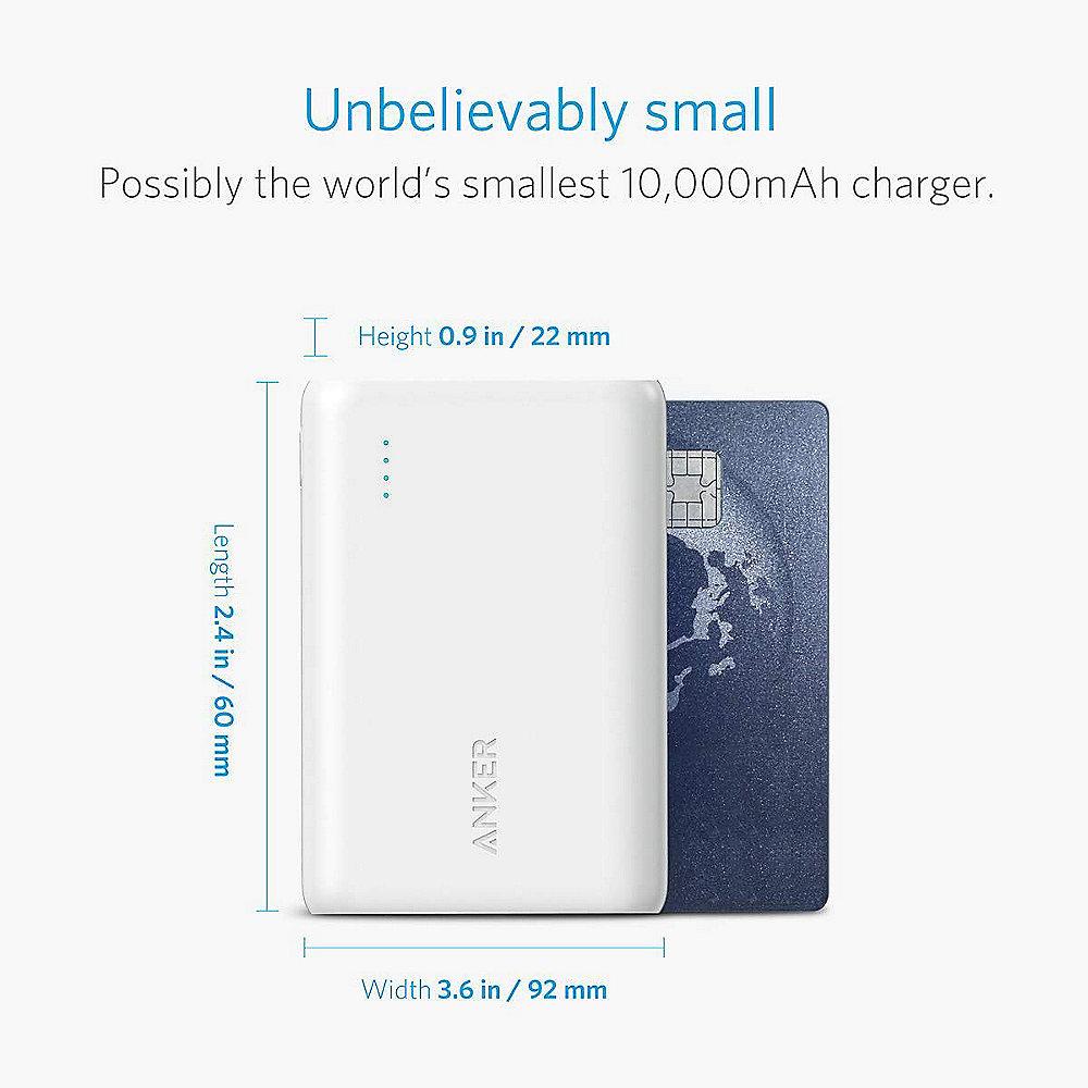 Anker AK-A1263021 PowerCore 10000mAh Powerbank weiß, Anker, AK-A1263021, PowerCore, 10000mAh, Powerbank, weiß