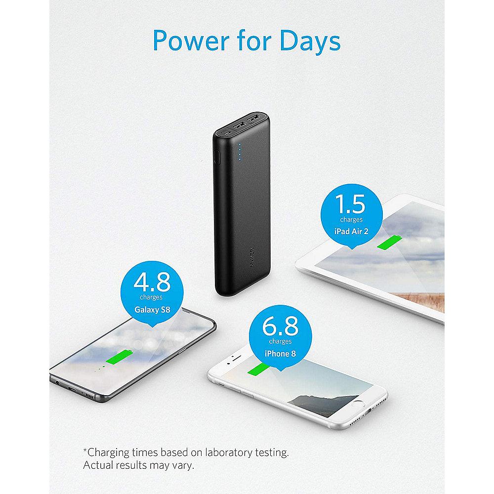 Anker AK-A1271012 Anker PowerCore 20100mAh Powerbank Schwarz, Anker, AK-A1271012, Anker, PowerCore, 20100mAh, Powerbank, Schwarz