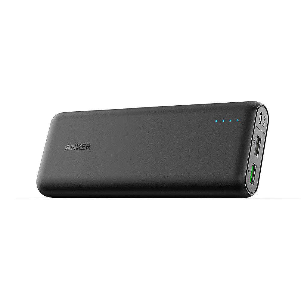 Anker AK-A1272011 PowerCore 20000 mAh Powerbank Quick Charge 3.0 schwarz, Anker, AK-A1272011, PowerCore, 20000, mAh, Powerbank, Quick, Charge, 3.0, schwarz