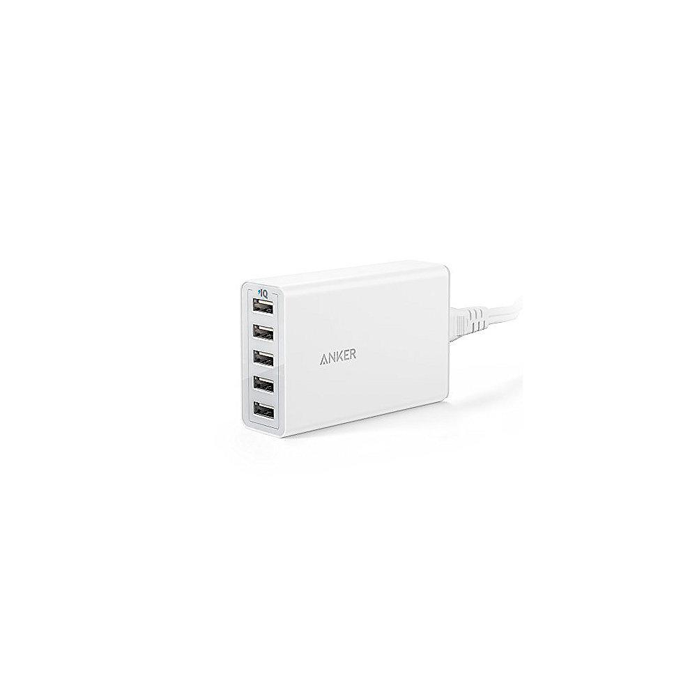 Anker AK-A2124322 PowerPort 5 Weiß, Anker, AK-A2124322, PowerPort, 5, Weiß