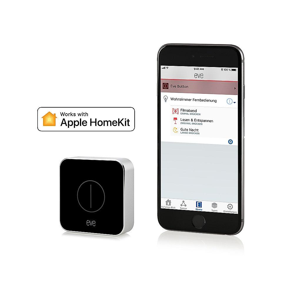 Apple HomeKit Komfortpaket mit Eve Button & Eve Aqua, Apple, HomeKit, Komfortpaket, Eve, Button, &, Eve, Aqua