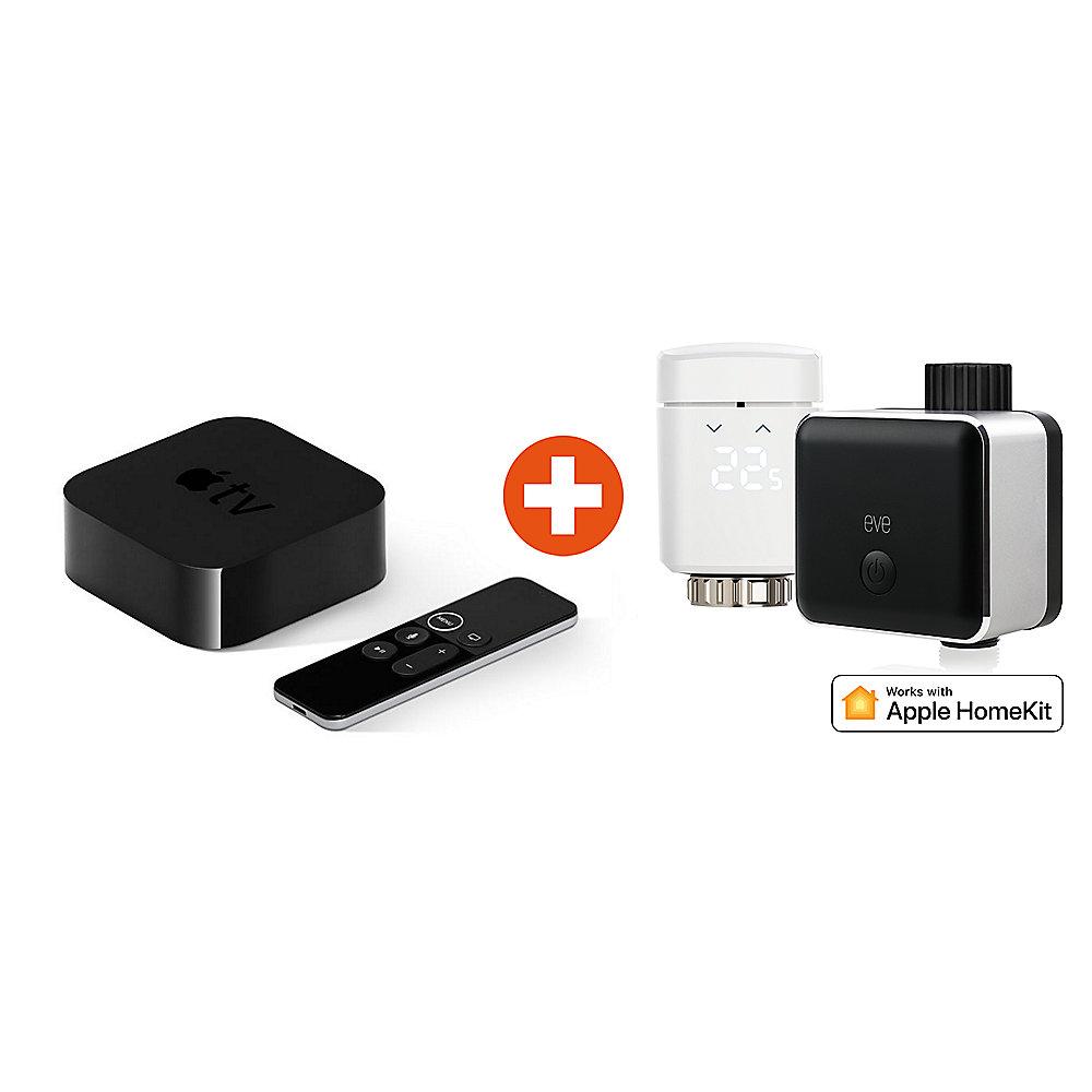 Apple HomeKit Komfortpaket mit Eve Thermo & Eve Aqua & Apple TV