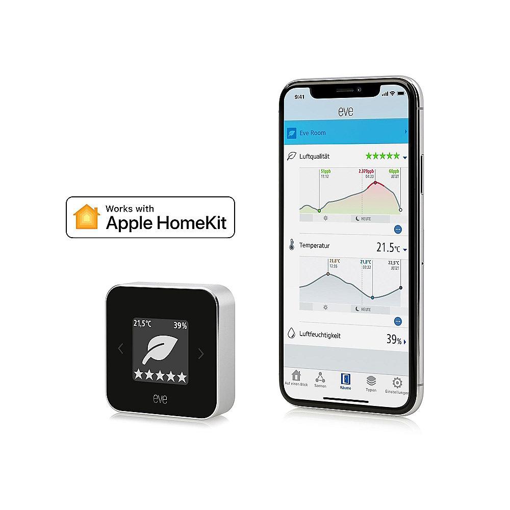 Apple HomeKit Wetter-& Raumklimabundle mit Eve Room & Eve Degree, Apple, HomeKit, Wetter-&, Raumklimabundle, Eve, Room, &, Eve, Degree