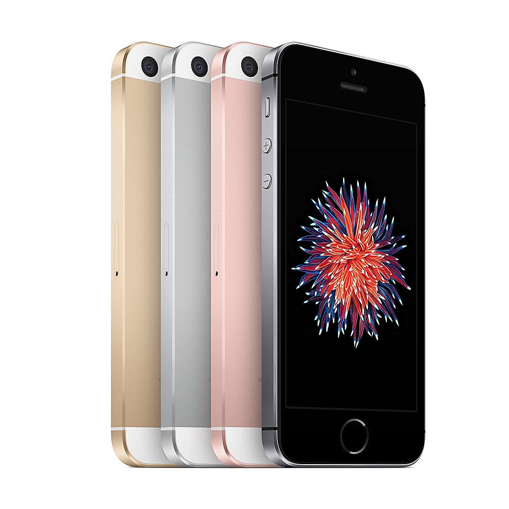 Apple iPhone SE 16 GB roségold starke Kratzer auf der Rückseite