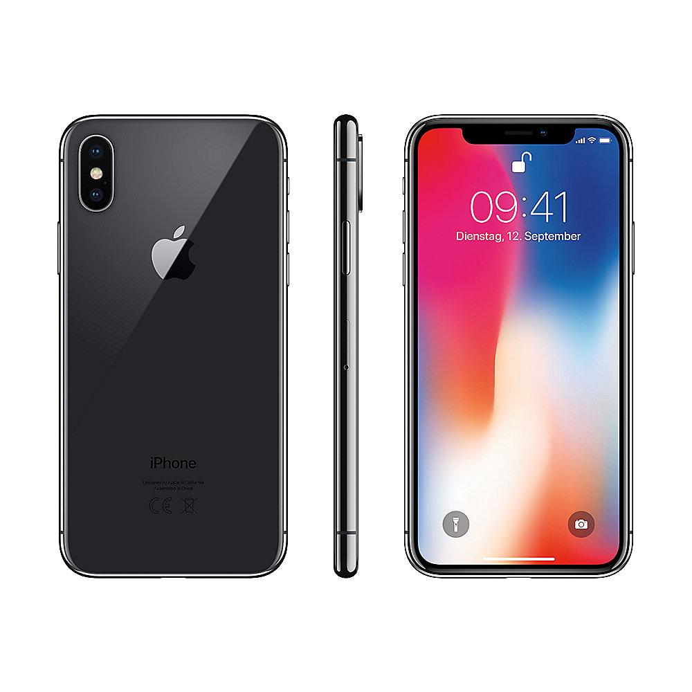 Apple iPhone X 256 GB Space Grau MQAF2ZD/A, Apple, iPhone, X, 256, GB, Space, Grau, MQAF2ZD/A