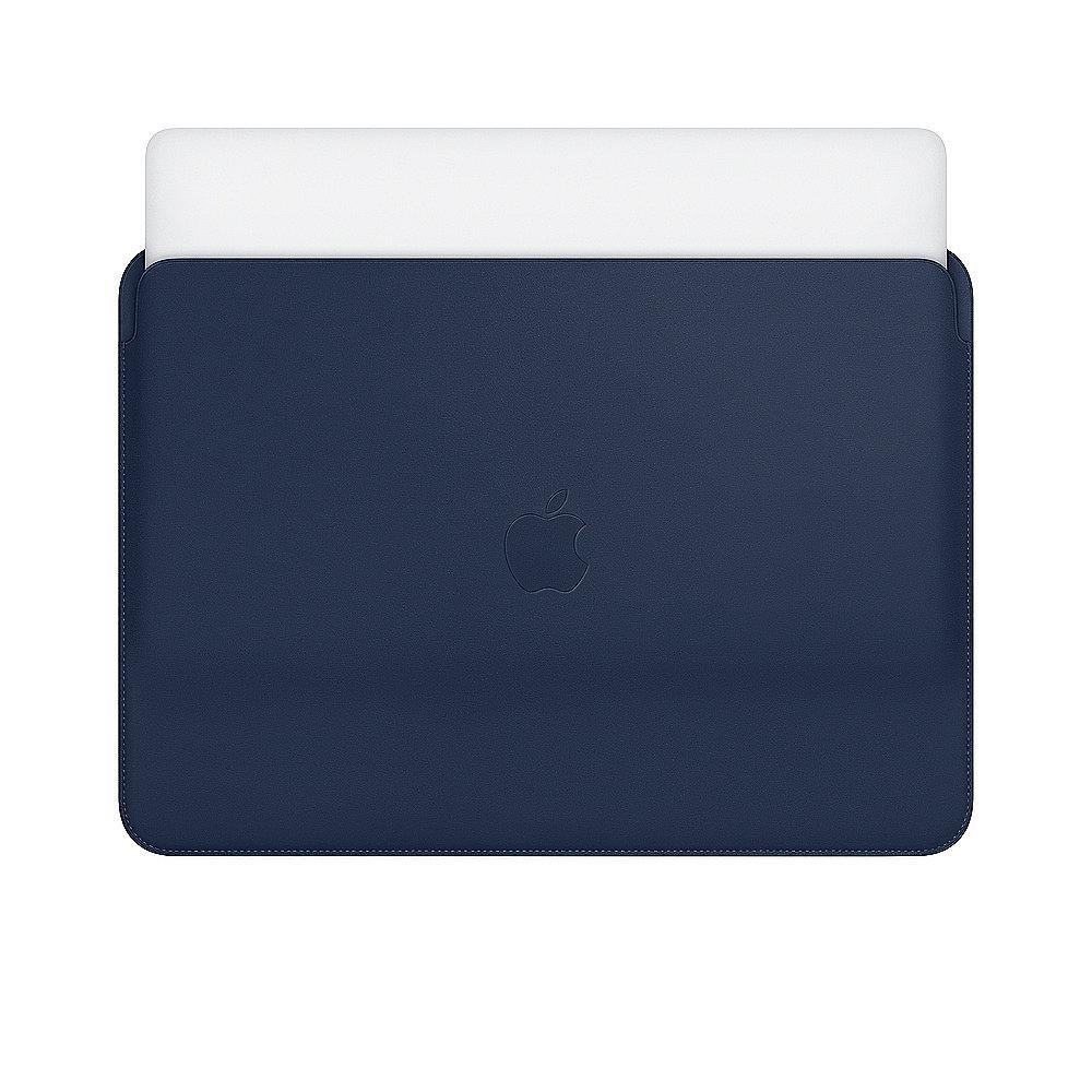 Apple Lederhülle für 13" MacBook Pro - mitternachtsblau