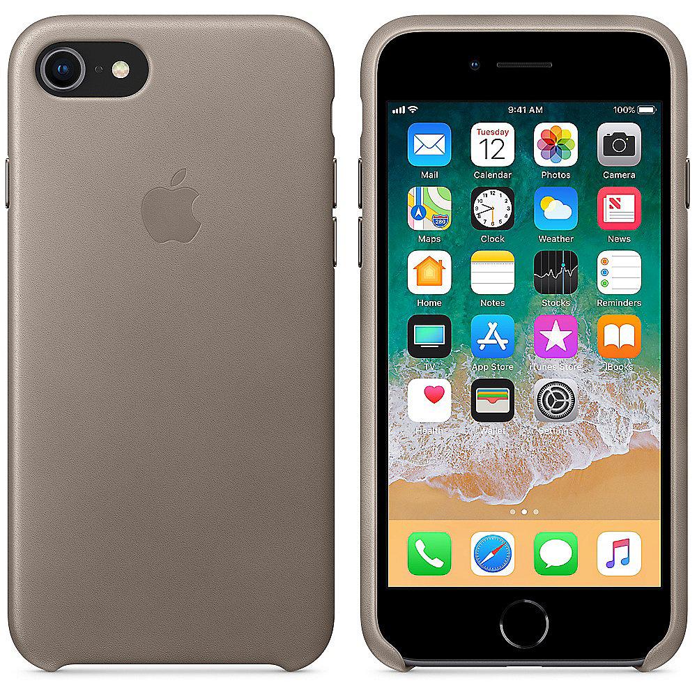 Apple Original iPhone 8 / 7 Leder Case-Taupe