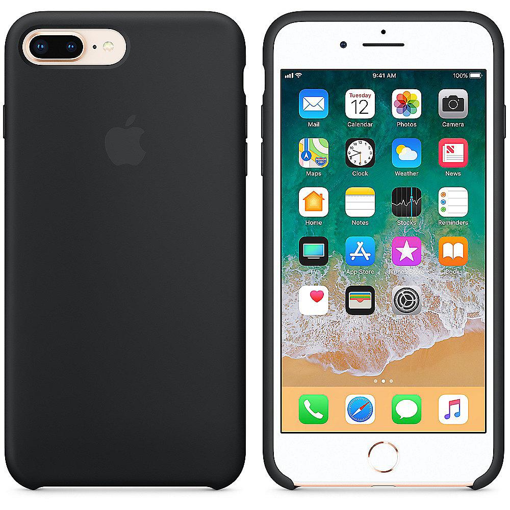 Apple Original iPhone 8 / 7 Plus Silikon Case-Schwarz