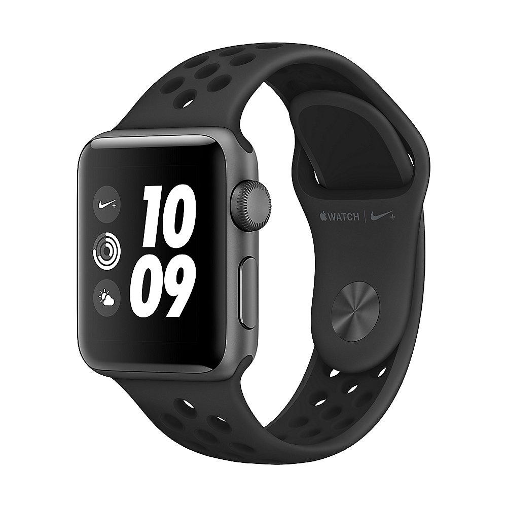 Apple Watch Nike  GPS 38mm Aluminiumgehäuse Space Grau Nike Sportarmband Schwarz, Apple, Watch, Nike, GPS, 38mm, Aluminiumgehäuse, Space, Grau, Nike, Sportarmband, Schwarz