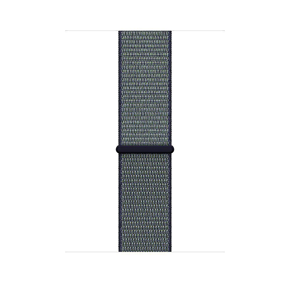 Apple Watch Nike  LTE 38mm Aluminiumgehäuse Grau Nike Sport Loop Midnight Fog
