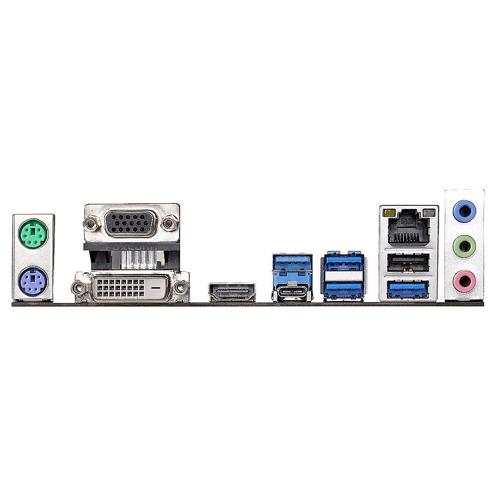 ASRock Z270M Pro4 mATX Mainboard Sockel 1151 USB3.0 (Typ C) M.2/HDMI/DVI/VGA