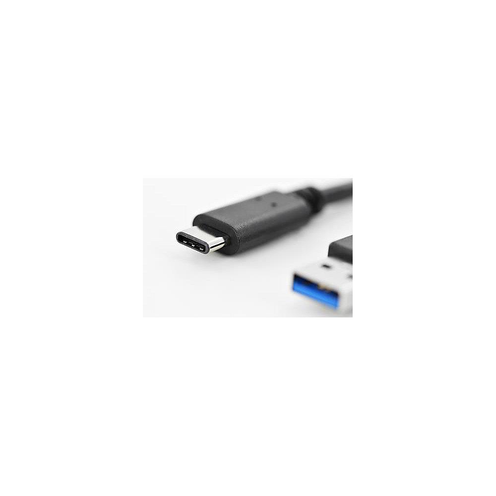 Assmann USB 3.0 Kabel 1m Typ-C zu Typ-A St./St. schwarz