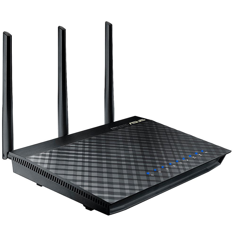 ASUS AC1750 RT-AC66U 1300MBit   450MBit Dualband WLAN-ac Gigabit Router, ASUS, AC1750, RT-AC66U, 1300MBit, , 450MBit, Dualband, WLAN-ac, Gigabit, Router