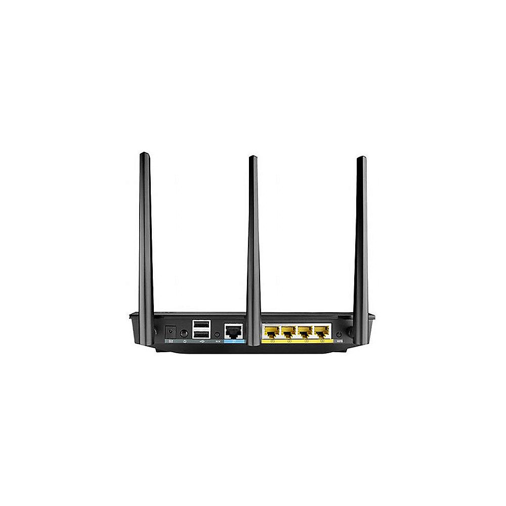 ASUS AC1750 RT-AC66U 1300MBit   450MBit Dualband WLAN-ac Gigabit Router, ASUS, AC1750, RT-AC66U, 1300MBit, , 450MBit, Dualband, WLAN-ac, Gigabit, Router