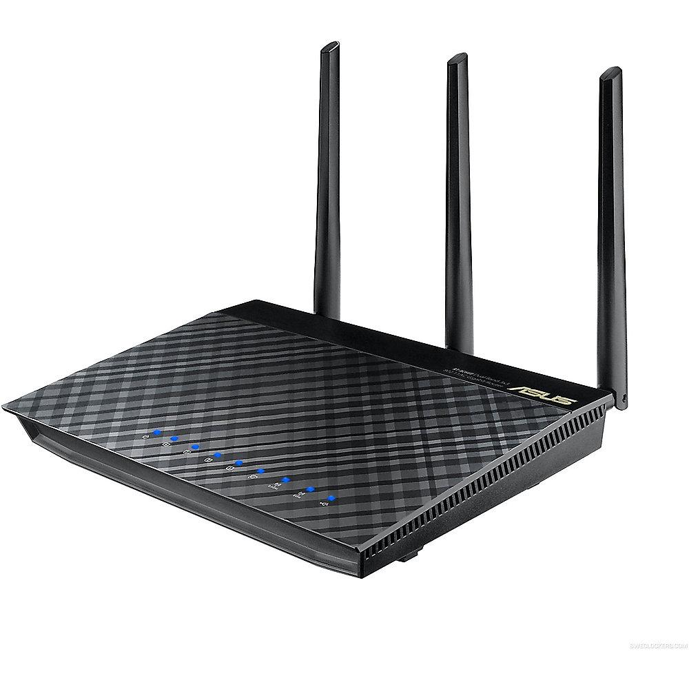 ASUS AC1750 RT-AC66U 1300MBit   450MBit Dualband WLAN-ac Gigabit Router