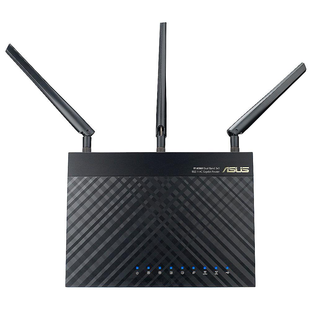 ASUS AC1750 RT-AC66U 1300MBit   450MBit Dualband WLAN-ac Gigabit Router, ASUS, AC1750, RT-AC66U, 1300MBit, , 450MBit, Dualband, WLAN-ac, Gigabit, Router