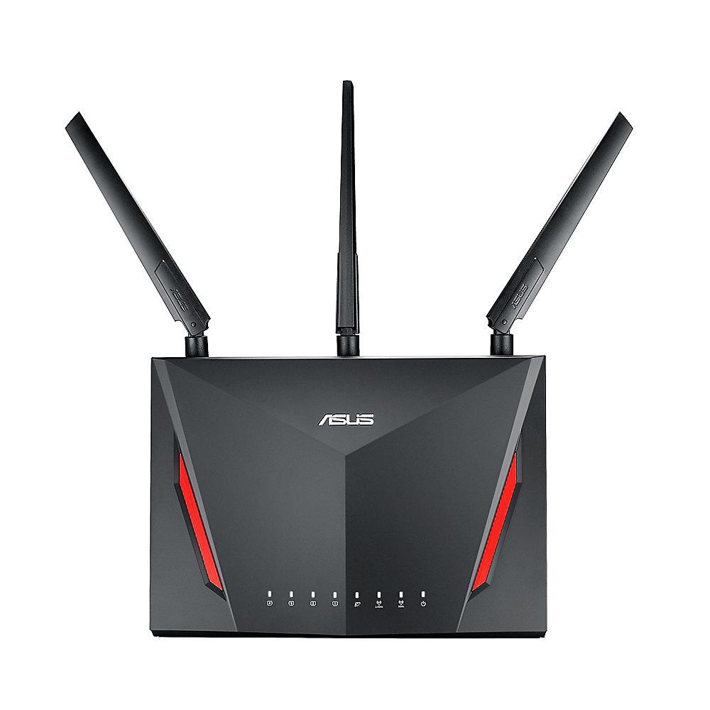 ASUS AC2900 RT-AC86U DualBand WLAN-ac Gigabit Gaming Router, ASUS, AC2900, RT-AC86U, DualBand, WLAN-ac, Gigabit, Gaming, Router