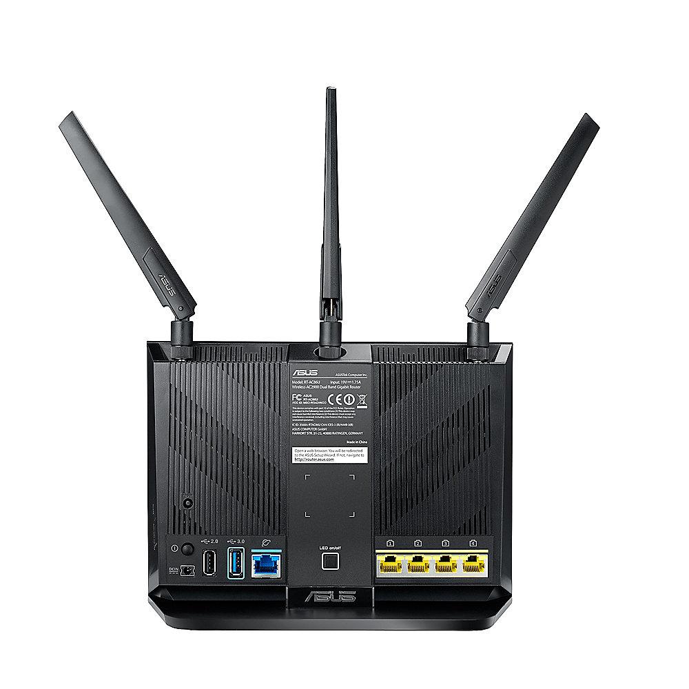 ASUS AC2900 RT-AC86U DualBand WLAN-ac Gigabit Gaming Router, ASUS, AC2900, RT-AC86U, DualBand, WLAN-ac, Gigabit, Gaming, Router