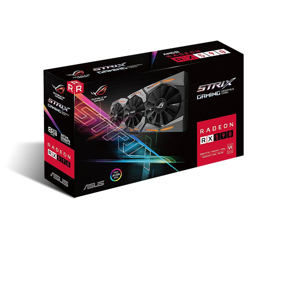 Asus AMD Radeon ROG Strix RX 590 Gaming 8GB GDDR5 Grafikkarte 2xDP/2xHDMI/DVI, Asus, AMD, Radeon, ROG, Strix, RX, 590, Gaming, 8GB, GDDR5, Grafikkarte, 2xDP/2xHDMI/DVI