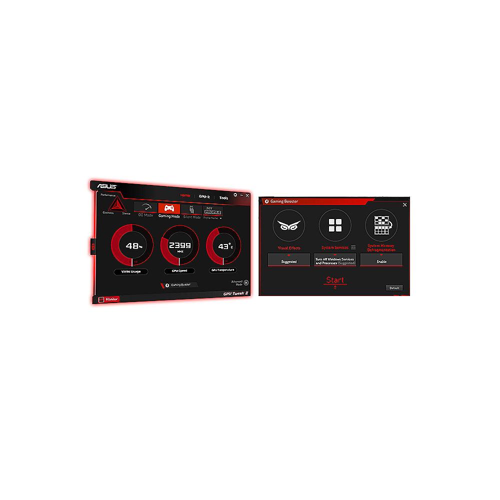 Asus AMD Radeon ROG Strix RX 590 Gaming 8GB GDDR5 Grafikkarte 2xDP/2xHDMI/DVI