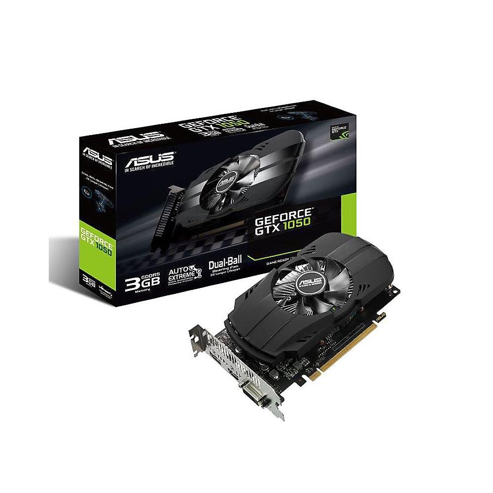 Asus GeForce GTX 1050 Phoenix 3GB GDDR5 DVI/HDMI/DP Grafikkarte