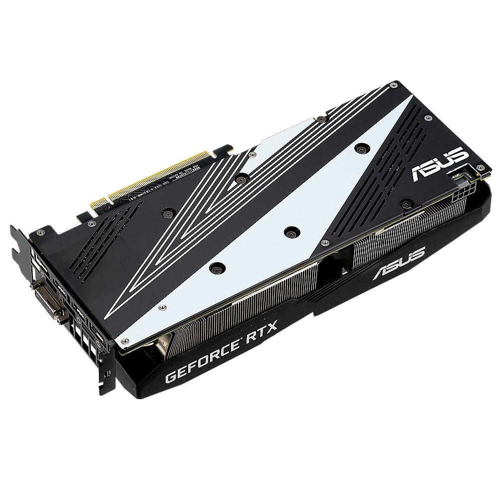 Asus GeForce RTX 2060 Dual OC 6GB GDDR6 Grafikkarte 2xDP/2xHDMI/DVI/USB, Asus, GeForce, RTX, 2060, Dual, OC, 6GB, GDDR6, Grafikkarte, 2xDP/2xHDMI/DVI/USB