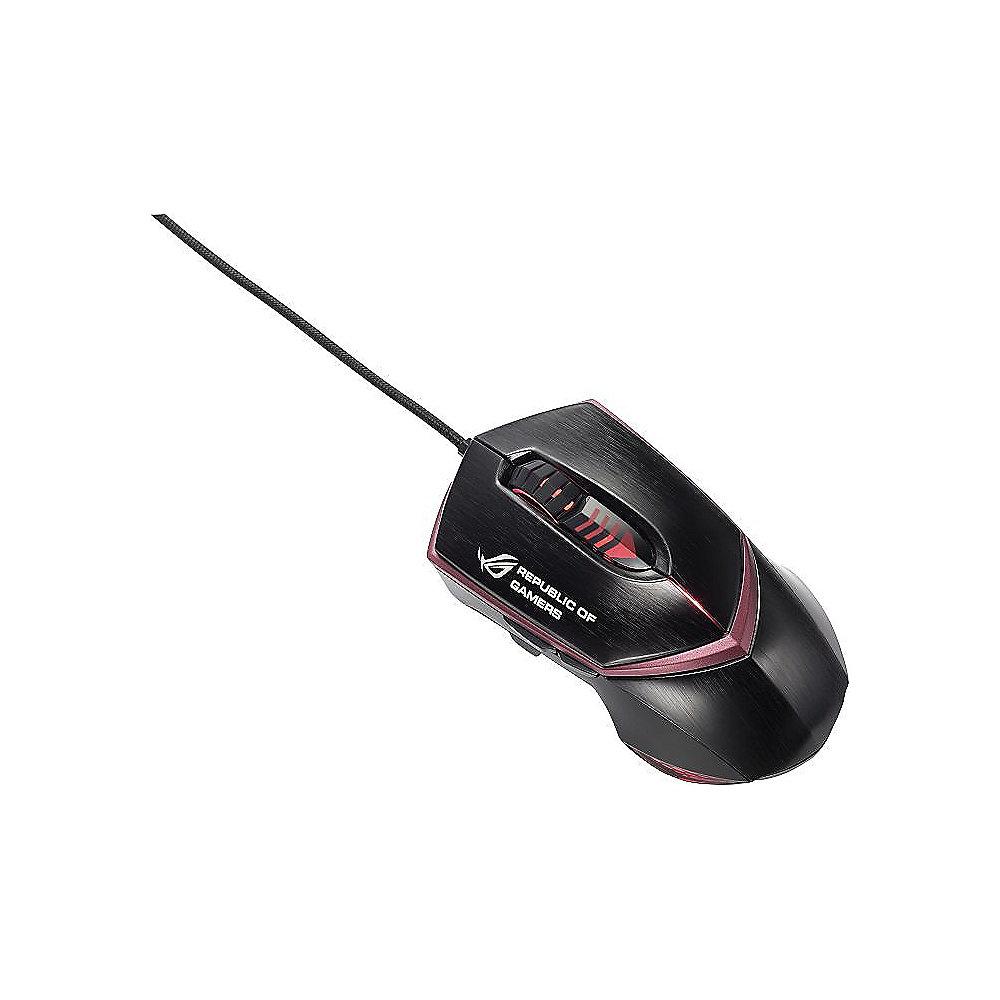 ASUS GX1000 Eagle Eye Gaming Laser Maus schwarz 90-XB3B00MU00050-