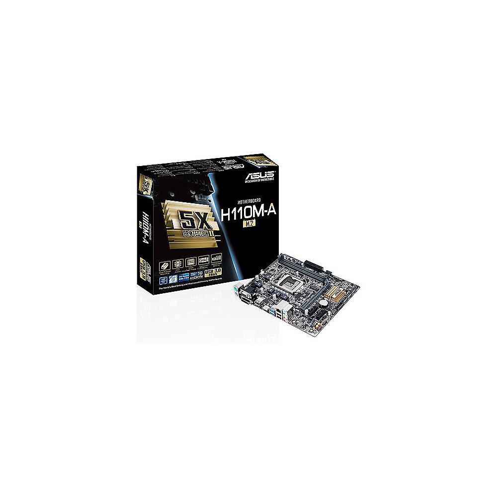 ASUS H110M-A/M.2/CSM mATX Mainboard 1151 SATA600/DVI/HDMI/M.2/USB3.1